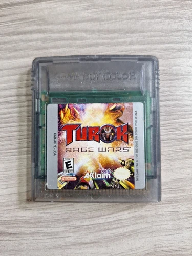 Turok Rage Wars Nintendo Game Boy Color GBC 1999 ( TESTED & WORKS )