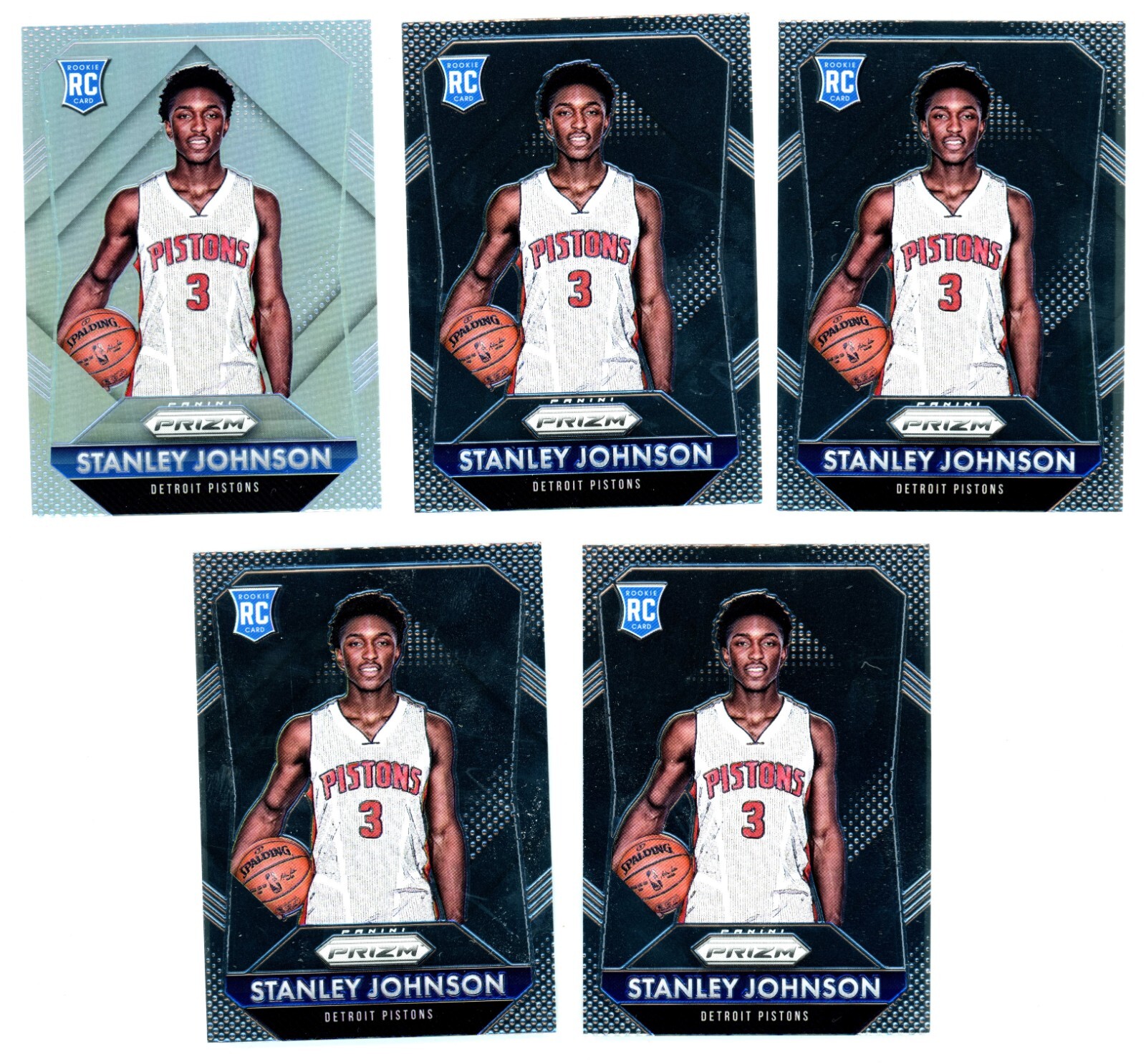 2015-16 Prizm Silver Prizm Stanley Johnson RC #320 Plus More Stanley