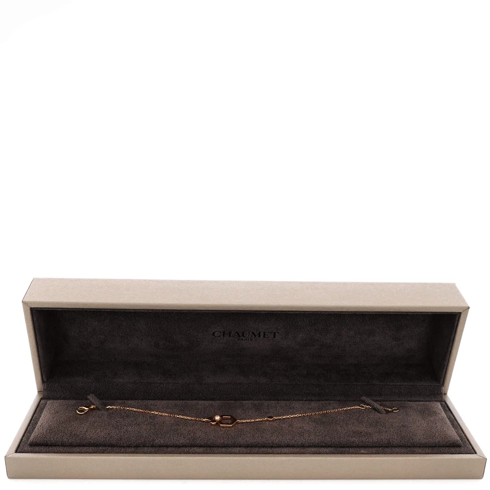 Chaumet Be My Love Honeycomb Bracelet 18K Rose Gold and Diamond - Image 2 of 3