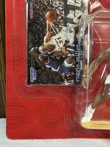 Kenner Starting Lineup Action Figure 1996 NBA Indiana Pacers Reggie Miller NEW - Picture 4 of 15