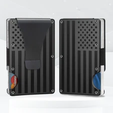 Minimalist Slim Wallet for Men, Credit Card Holder & Money Clip Wallet for Men