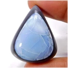 62.40Cts. 100% Natural Eye Unique Blue Opal Pear Cabochon Loose Gemstone