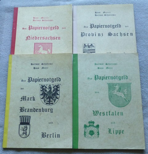 12 katalogów (4 duże i 8 małych) Paper Notgeld Niemcy - Hans Meyer - Zdjęcie 1 z 10