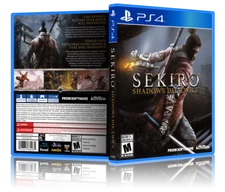 Sekiro: Shadows Die Twice - Replacement PS4 Cover and Case. NO GAME!!