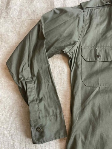 Dead Stock Vintage 1955 Dated Australian Korean War Era Enlisted Army Shirt. XS. - Picture 6 of 13