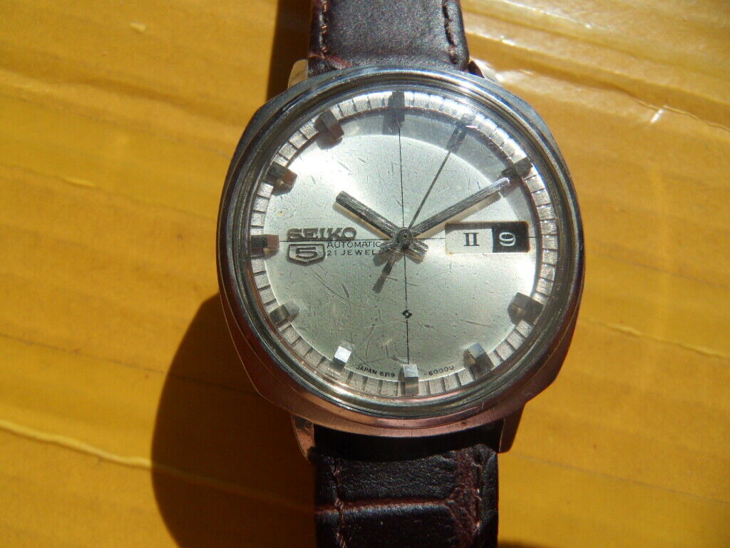 Vintage SEIKO 5 JAPAN 21 Jewels Automatic Men's Watch 6119 Vintage SEIKO 5 JAPAN 21 Jewels Automatic Men's Watch 6119