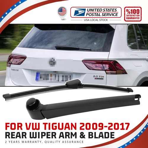 Rear Windshield Glass Wiper Arm with Blade fits 20092017 Volkswagen