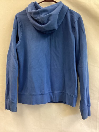 Columbia PFG Blue hoodie Pullover American Flag Fish Sweater youth sz XL 18-20 - Picture 4 of 10