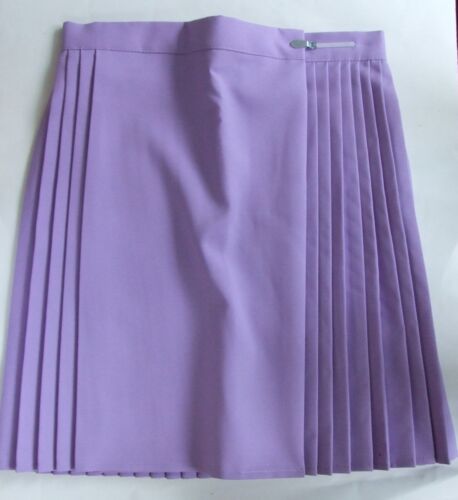 Tennis/Gym/Netball/ skirt 24in waist pleated wrap over slide fastening Mauve - Picture 1 of 2