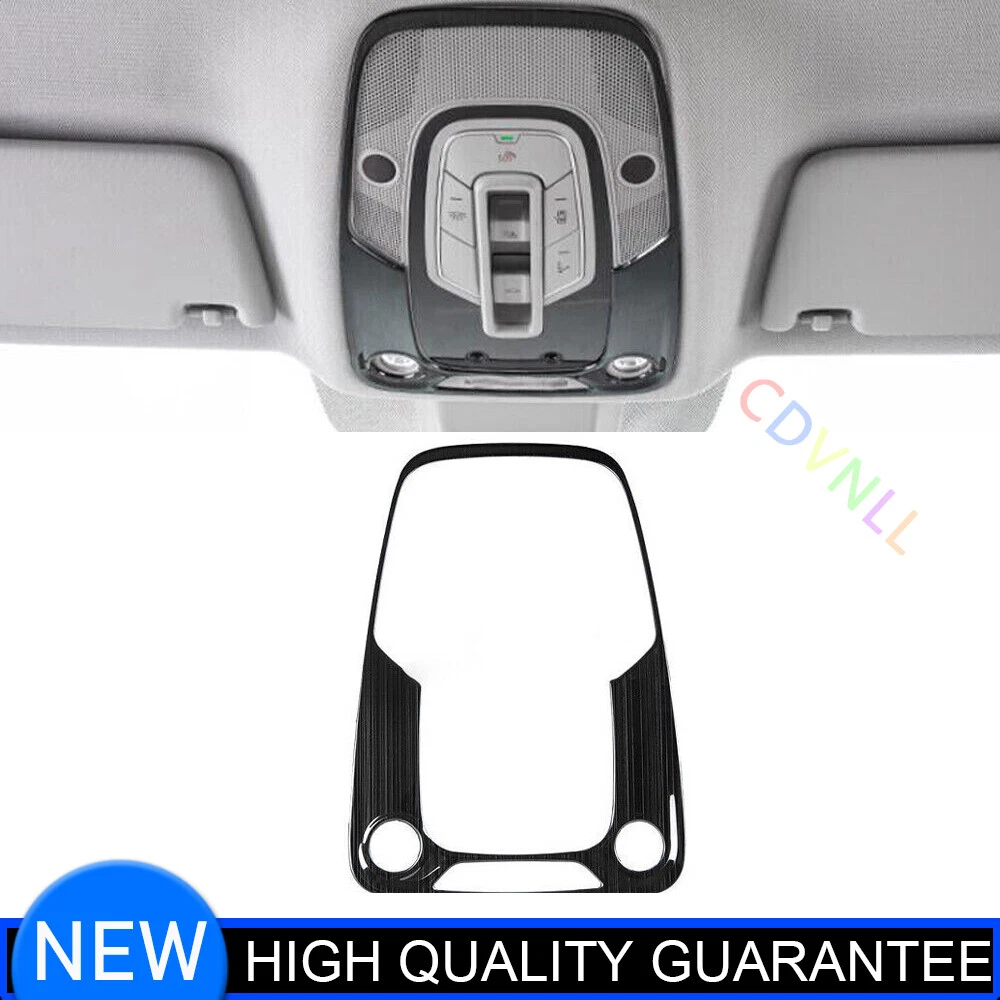 Fit For Audi Q5 2018-2021 Black Titanium Inner Front Reading Light Cover Trim 1*