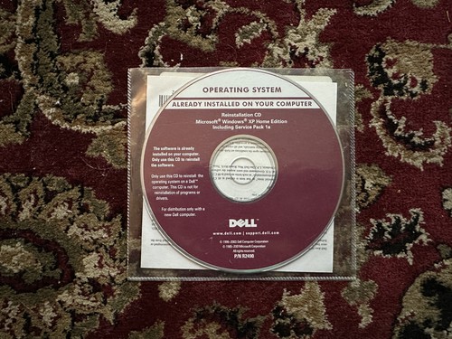 Dell Reinstallation CD Microsoft Windows XP Home Edition Include Service Pack 1a