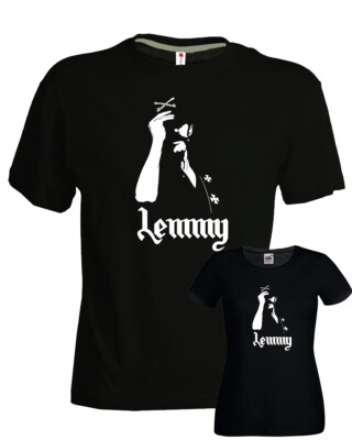 Tshirt LEMMY motor head face uomo donna bambino cotone idea regalo rock metal 