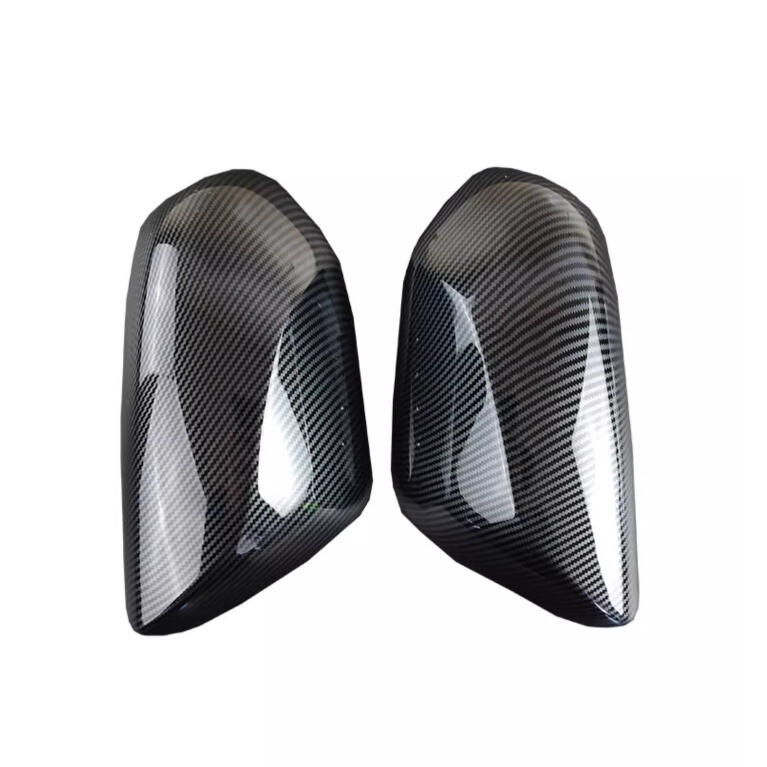 Carbon Fiber Style Mirror Cover Trim – For Toyota Grand Highlander 2024-2025 (Pair)