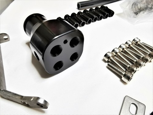 RB26 Intake Manifold 90MM Throttle Body Fuel Rail Tig welded skyline RB26DETT - Picture 9 of 9