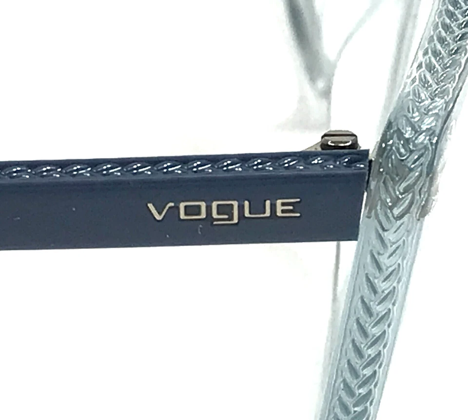 Monturas para gafas Vogue VO5217 2616 transparente azul ojo de gato borde completo 53-17-140 Foto 4 de 4