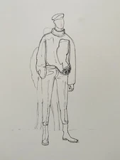 fashion illustration - Original Sketch