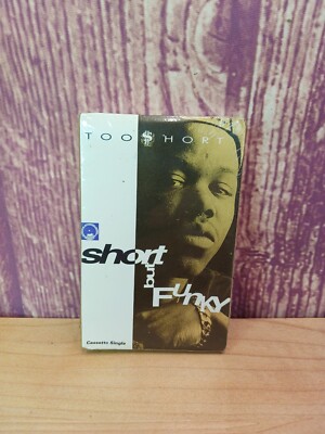 Too Short Short but Funky Cassette Single Jive Records Sealed Rare Hip Hop 