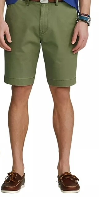 Polo Ralph Lauren Men's Regular Fit Twill 9 Inchs Shorts Olive