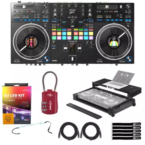 Pioneer DDJ-REV7 2 Channel Scratch Style Serato Pro DJ Controller w Flight Case