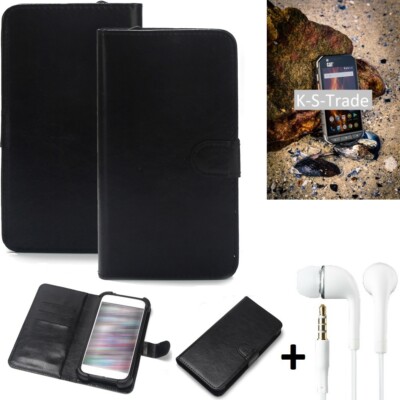 Handy Hülle Wallet Case für Caterpillar Cat S31 + kopfhörer Handy Schutz Hül