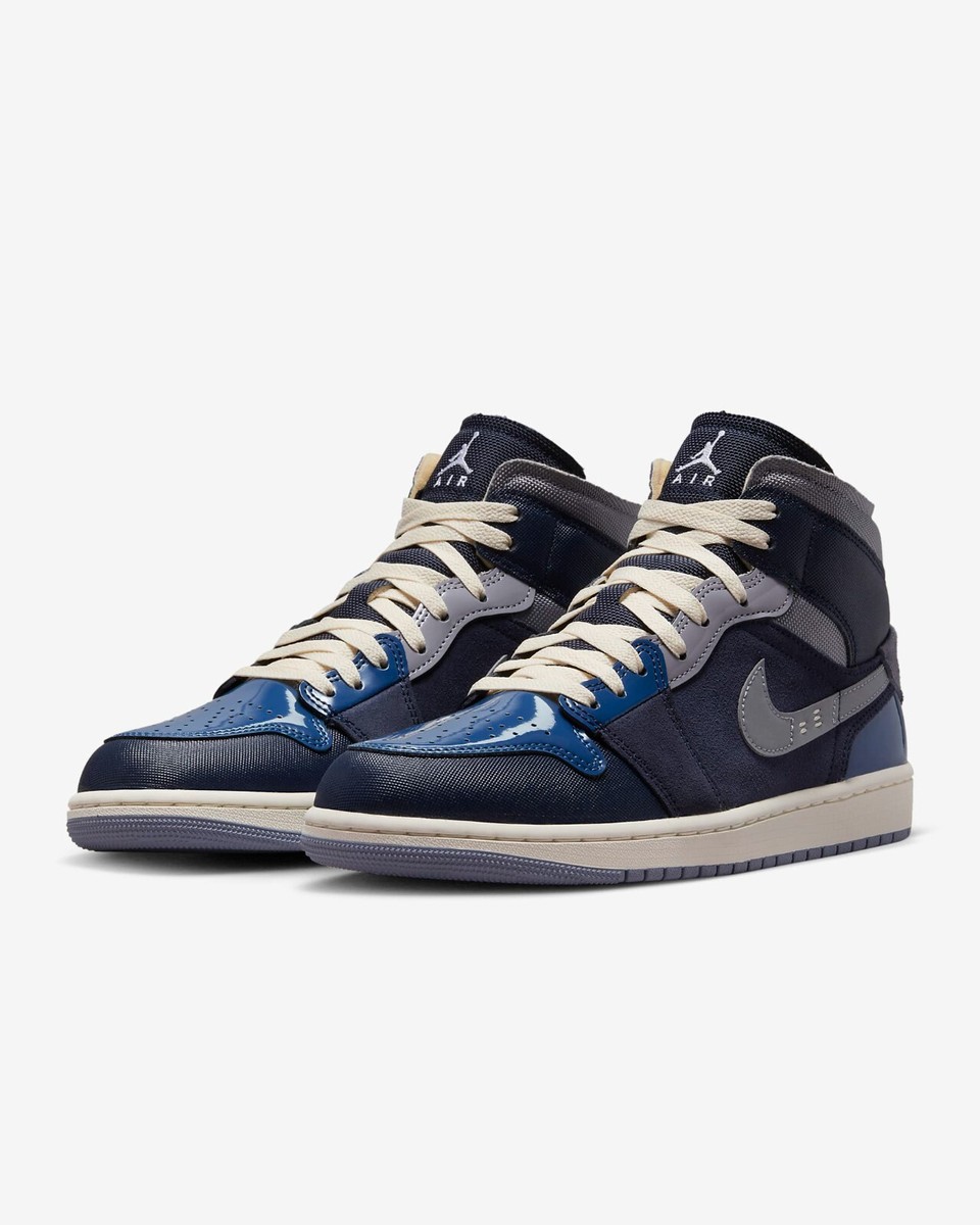ミ　ナイキ NIKE AIR JORDAN 1 MID スニーカー　DR8868 Nike Air Jordan 1 Mid SE Craft Obsidian French Blue DR8868