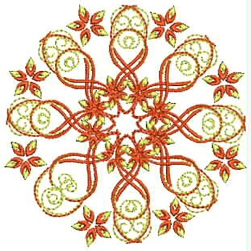 Embroidery Design Set - Ornamental Circles - 10 Designs - 9 Formats - USB Stick - Picture 10 of 12