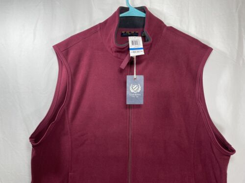 NWT Club Room Mens Solid Fleece Full-Zip Sweater Vest Size XL Extra Large - Picture 4 of 5