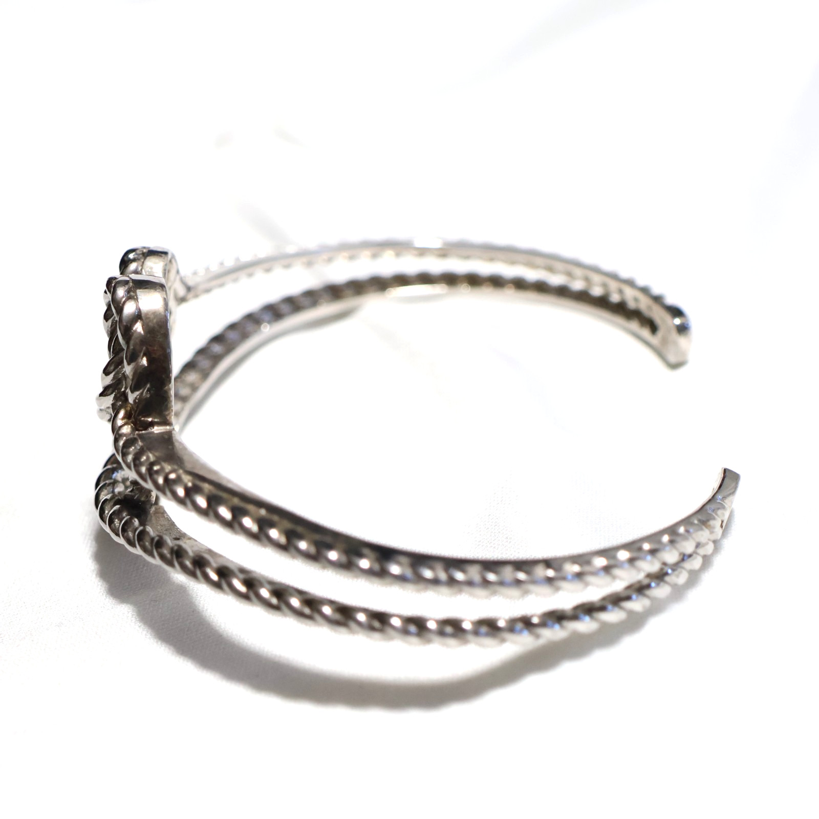 BEAUTIFUL Solid Silver 925 Rope Knotted Design Pa… - image 11