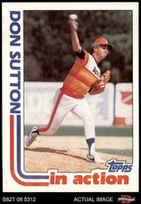 1982 Topps #306 Don Sutton In Action Astros  HOF 8 - NM/MT