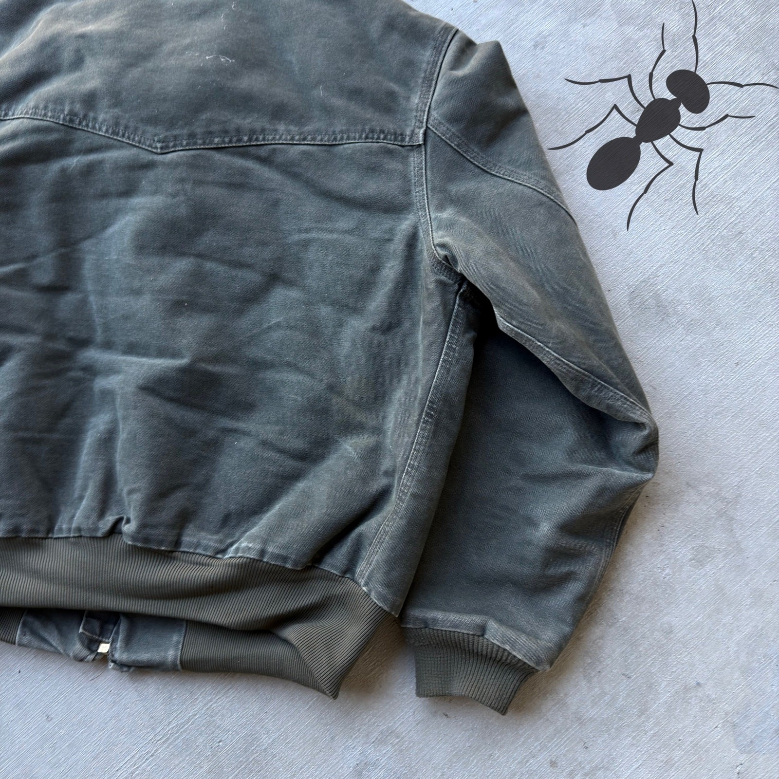 Carhartt J14 MOS green Santa Fe work wear jacket thumbnail 8