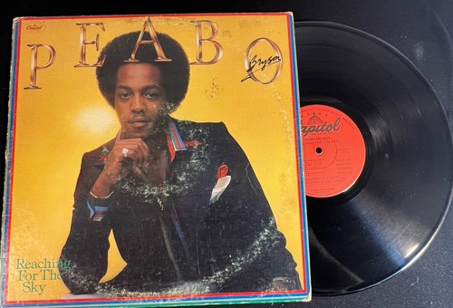 Lot of 2 Peabo Bryson LPs – Paradise, Reaching for the Sky – VG+ Vinyl - Picture 3 of 4