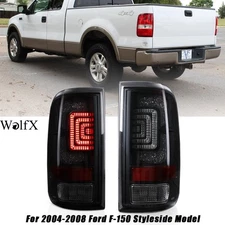 LED Sequential Tail Lights For 2004-2008 Ford F-150 Styleside Rear Brake Lamp