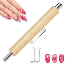 4-In-1 Cat Eye Nail Magnet Tool with Heart Shape, Magnetic Nail Art Pen Stick fo