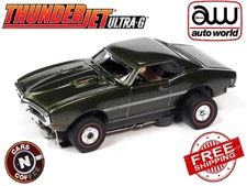 Auto World '68 Pontiac Firebird Green - Cars & Coffee Tjet 1/64 Scale - SC392