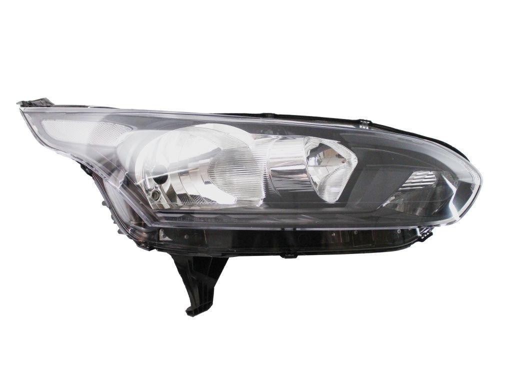 ABAKUS Right Headlight 431-11C4RMLDEM2 for Ford, Black, Electric, LWR Motor