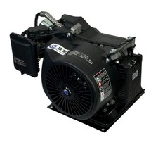 Three- and four-wheeled electric vehicles, gasoline-powered generators