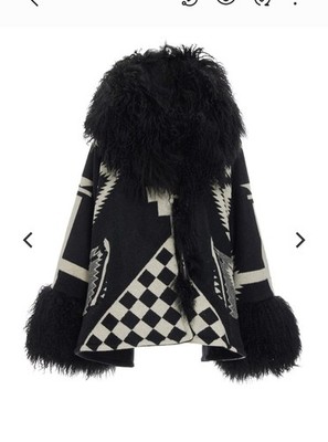 Lindsay Thornburg cloak/coat los ojos size os