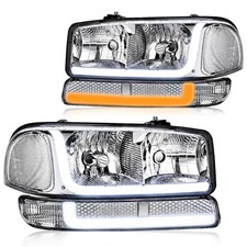 LED DRL Headlights Replacement for 1999 2000 2001 2002 2003 2004 2005 2006 20...