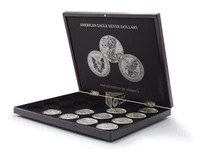 American Eagle Presentation Case for 20 1 Oz Silver Coins - Capsules included