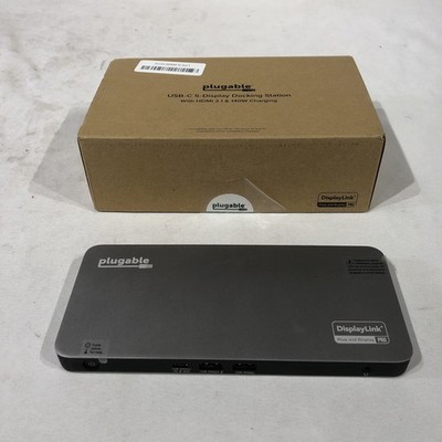 Plugable USB-C 5-Display Universal Docking Station (UD-7400PD)