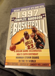 THE COMPLETE HANDBOOK OF PRO BASKETBALL 1997 EDITION By Zander Hollander