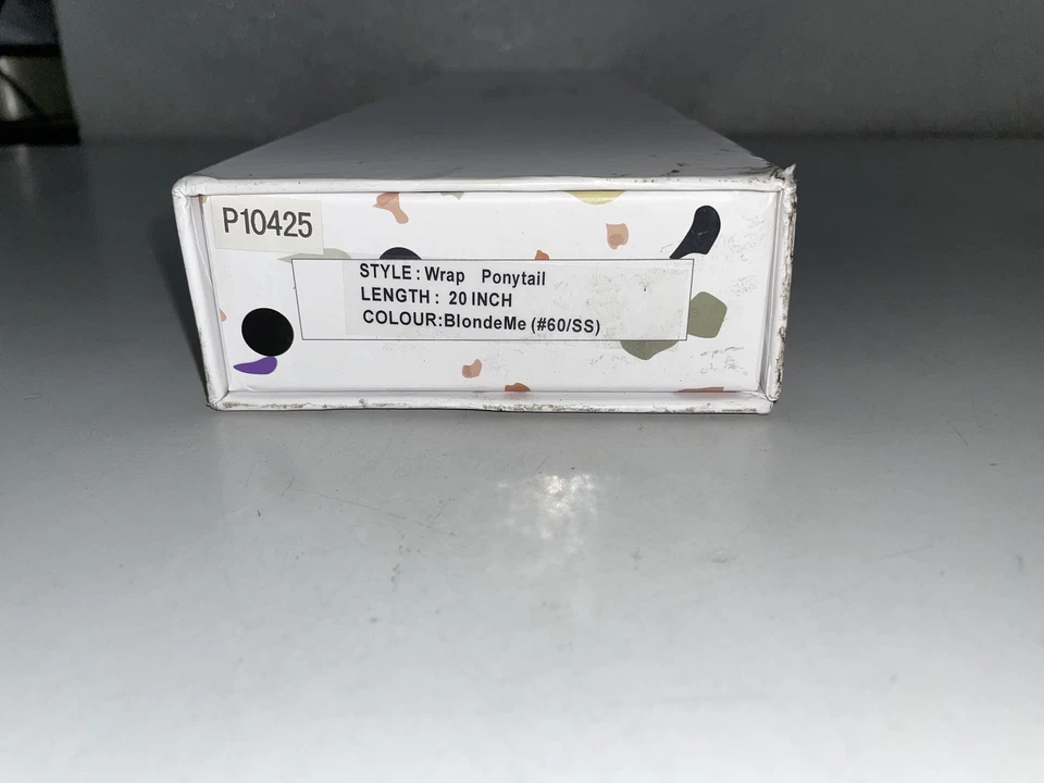 ClipHair Remy Cabello Humano Clásico Envoltura Cola de Caballo 20" BlondeMe #60/SS Foto 3 de 4