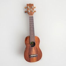 Big Island Ukulele Soprano Koa Traditional Ukulele With Pickup And Free Case 