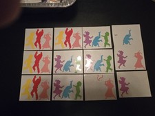 Vintage Mrs. Grossman's CHILDREN AT PLAY Sticker Sheet Lot