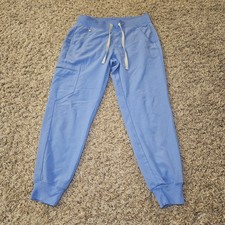 Figs Technical Collection Ceil Blue Jogger Scrub Pants Women's Size Small