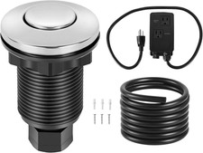 Garbage Disposal Air Switch Kit Dual Outlet Sink Top Waste Disposal Switch