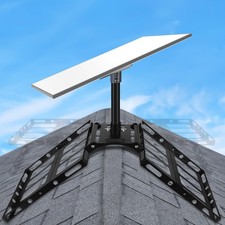Gen 3 Starlink Roof Mount, Ridge Mount with 3 Pipe Black