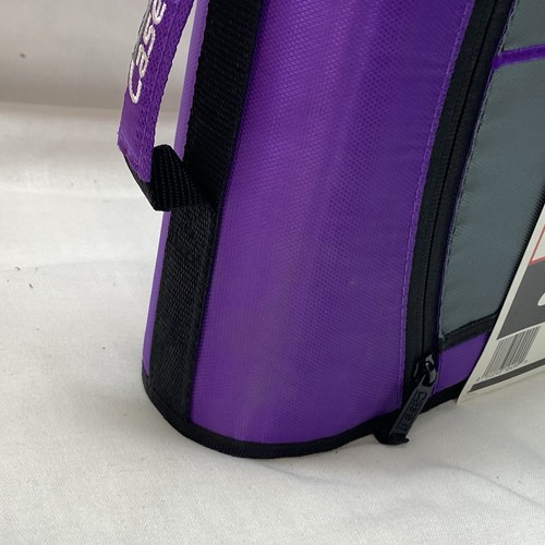 Case It D145PP Large Capacity Zipper Binder 3 Rings 3" Capacity 11 X 8.5 Purple - Picture 5 of 8