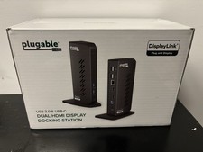 Plugable Dual 1080p HDMI Computer Docking Station USB 3 USB C UD-3900Z Unopened