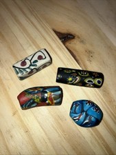 Antique Venetian Italian Millefiori Cane Insert Bead Lot Of 4 African Trade